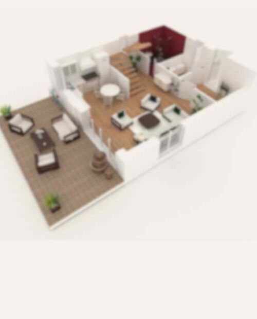 View 3 BHK Floor Plan View 3 BHK Floor Plan